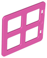 Lego Duplo Raampje donker roze