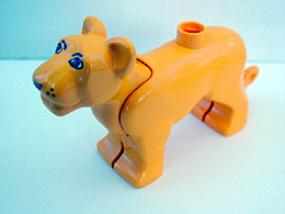 Lego Duplo  volwassen leeuwin retro 2269c01pb01