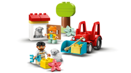 Lego Duplo Landbouwtractor en dieren verzorgen 10950 met doos