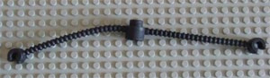 Lego Duplo slang zwart met grijpers aan de uiteinden