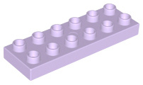 Duplo bouwplaat 2x6 x 1/2 lavender