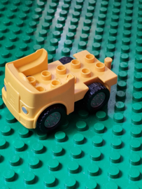 Lego Duplo wagen geel