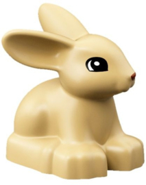 Lego Duplo boerderij dieren konijn beige