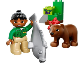Lego Duplo dierenverzorger beer en vis 10576