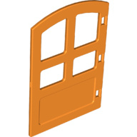 Lego Duplo deur met ronde bovenkant - oranje 31023