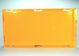 Lego Duplo  autopodium / plaat licht oranje  4 x 8 x 0.5