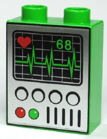 Lego Duplo Hartslagmonitor blokje