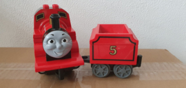 Duplo Thomas de trein 5547 - James viert feest op Sodor dag met doos
