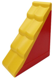 Duplo dak aflopend 50 graden  2 x 4 met gele dakpannen 31030c01