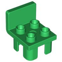 Lego Duplo onderdelen : stoel groen