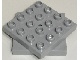Lego Duplo draaischijf licht  blauwachtig grijs 4x4 vierkant  59713c01