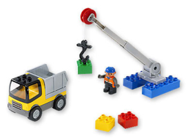 Lego Duplo wegwerker vrachtwagen 3611