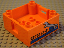 Lego Duplo container oranje