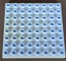 Lego Duplo bouwplaat 8x8 midden blauw b-keuze