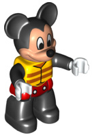 Mickey Mouse met reddingsvest