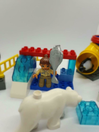 Lego Duplo pooldieren 5633 met doos b-keuze ( beschadigd)