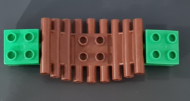 Lego Duplo voetbrug roodbruin 31062
