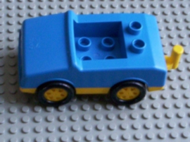 Lego Duplo Auto blauw met geel