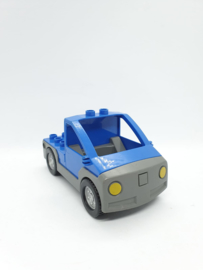 Lego Duplo auto blauw hoog model