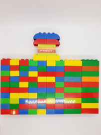 100 Losse Lego Duplo blokken diverse kleuren en maten