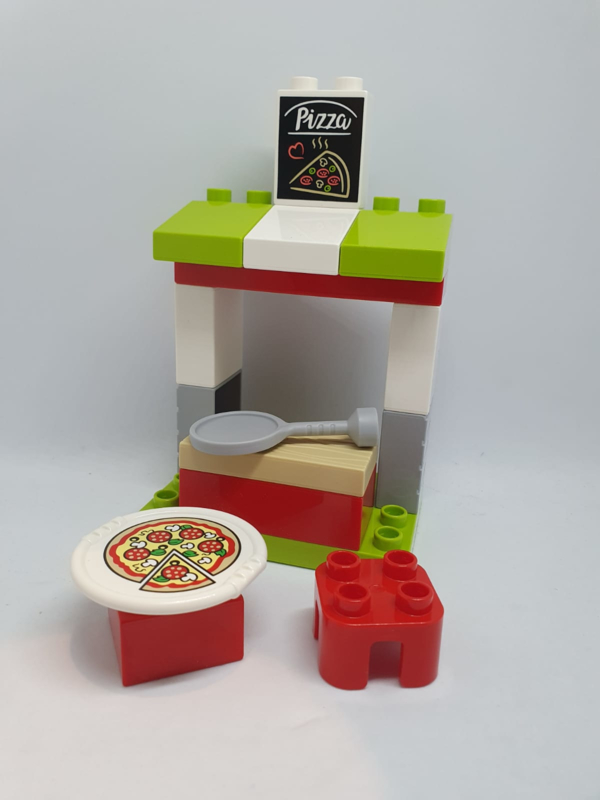 Duplo pizza stand