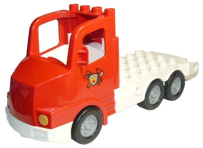 Lego Duplo brandweerwagen los