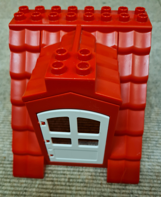 Lego Duplo dak  huis 01