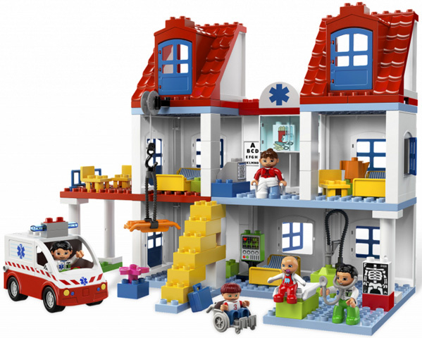 Lego Duplo groot ziekenhuis 5795 met doos