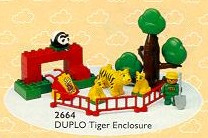 Lego Duplo tijgerverblijf 2664 met doos