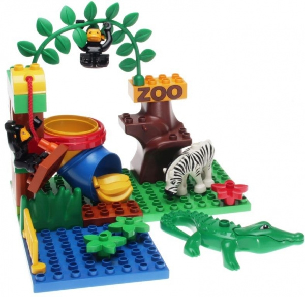 donker Verslinden Altijd Duplo speelse dierentuin 4961 | Lego Duplo dierentuin en dieren | Tweemaal  Lego Duplo