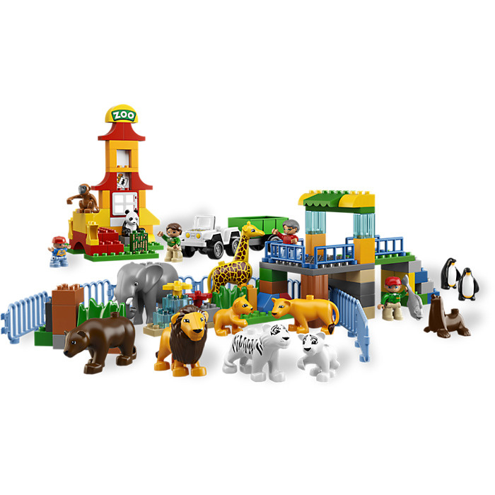 jukbeen Varken fout Duplo dierentuin 6157 - Duplo grote dierentuin doos