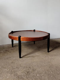 Vintage salontafel rond 100x45cm