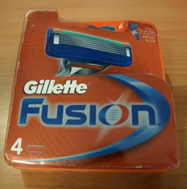 gilette fusion 4 stuks