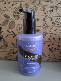 Andrelon kleur masker  diep zwart en karamel bruin