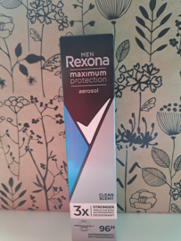 Rexona Maximum protection aerosol cleanscent  mannen