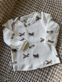 shirt envelophals vliegtuigen