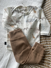 Shirt envelophals safari