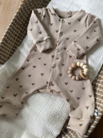 Boxpakje hartjes beige