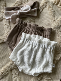 Bloomer off-white broderie hydrofiel