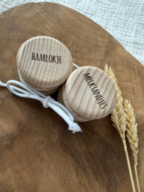 Bewaardoosje melktandjes en haarlokje (set)