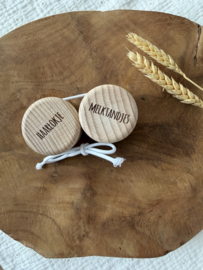 Bewaardoosje melktandjes en haarlokje (set)