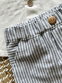 Korte broek streep blauw