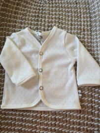 Babyshirtje pointelle off-white