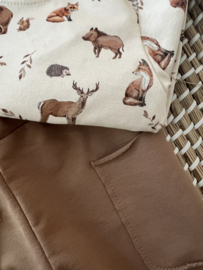 Sweater broek cacao