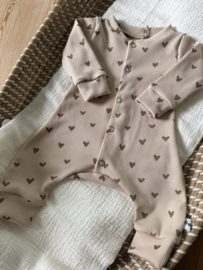 Boxpakje hartjes beige