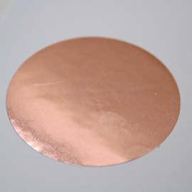 rosé gouden sticker 43 mm,  100st