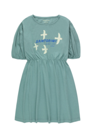 Kids Dress - Santorini Birds - Tinycottons