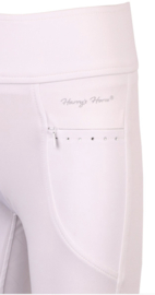 Harry's Horse witte rijlegging | siliconen zit | strass details