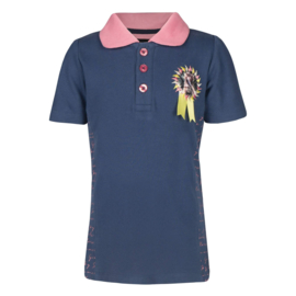 Paardrij polo Poppy | blauw