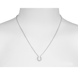 Ketting hoefijzer strass